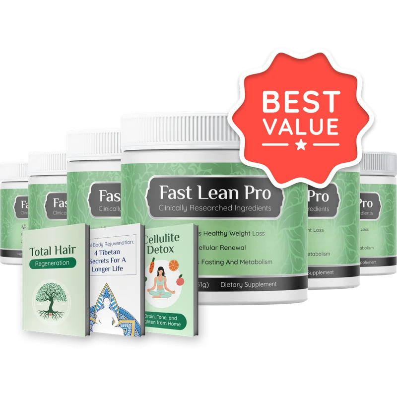Fast Lean Pro Weight Management Health — 6 Bottle / 180 Day Pack